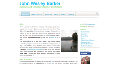 Desktop Screenshot of johnwesleybarker.com